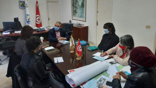 سبل التعاون المستقبلي بين المعهد والجامعة الوطنية للبلديات التونسية من أجل ضمان إدماج المهاجرين في السياقات المحليّة
