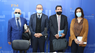 رئيس المعهد العربي لحقوق الانسان يستقبل رئيس جامعة تونس للتعلم مدى الحياة