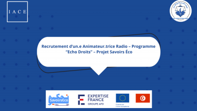Appel à manifestation d’intérêt – Recrutement d’un.e Animateur.trice Radio – Programme “Echo Droits” – Projet Savoirs Éco